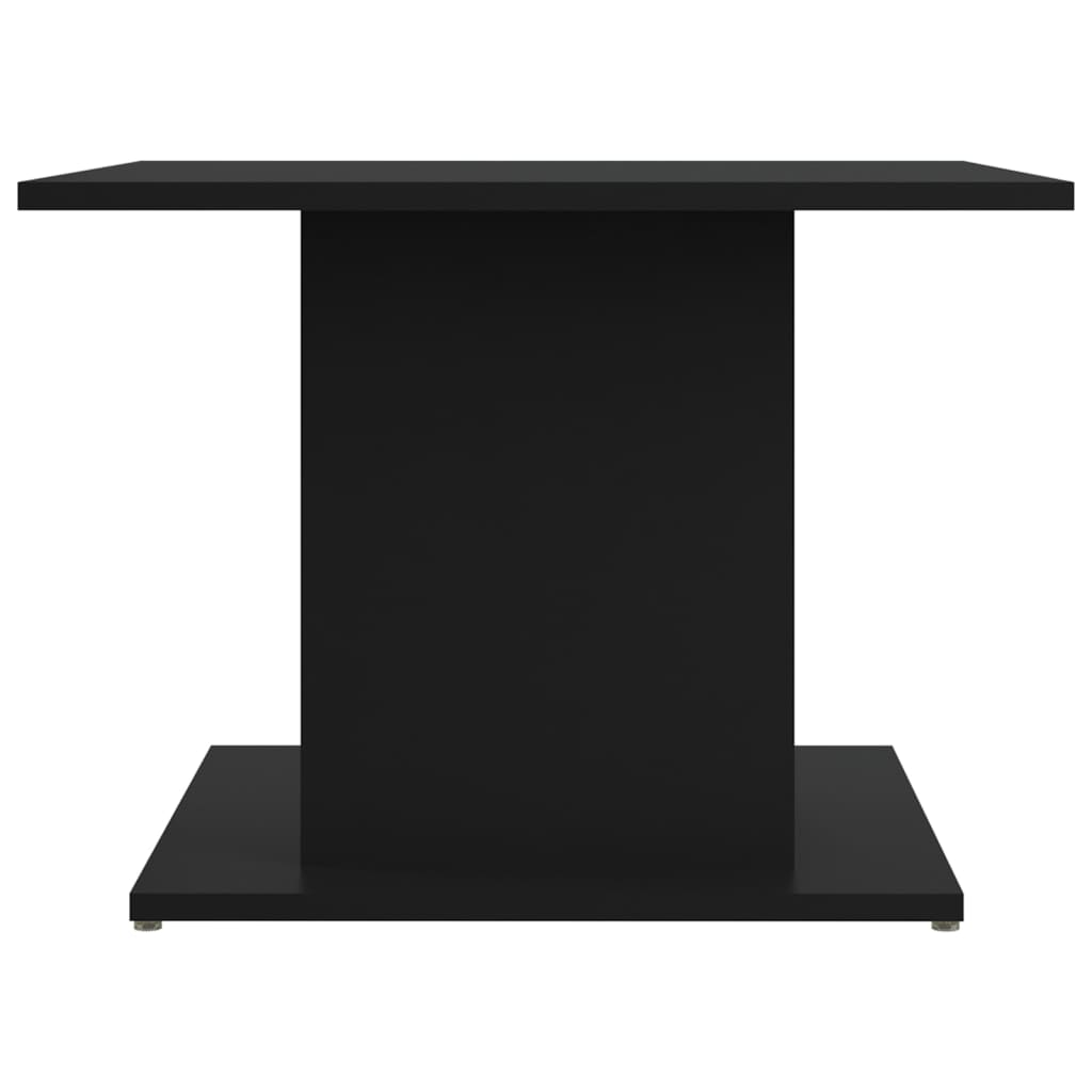 Table basse noir 55,5x55,5x40 cm bois d'ingénierie - XIOS