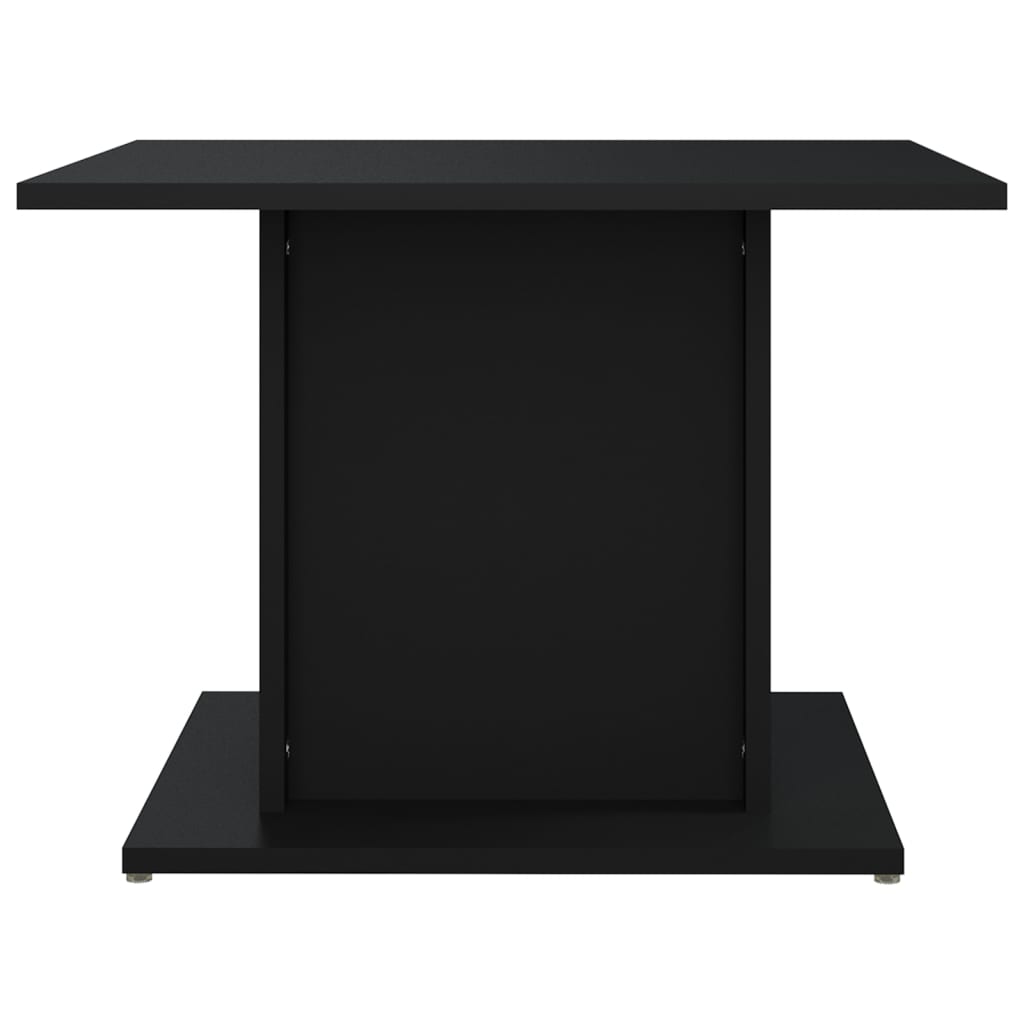 Table basse noir 55,5x55,5x40 cm bois d'ingénierie - XIOS