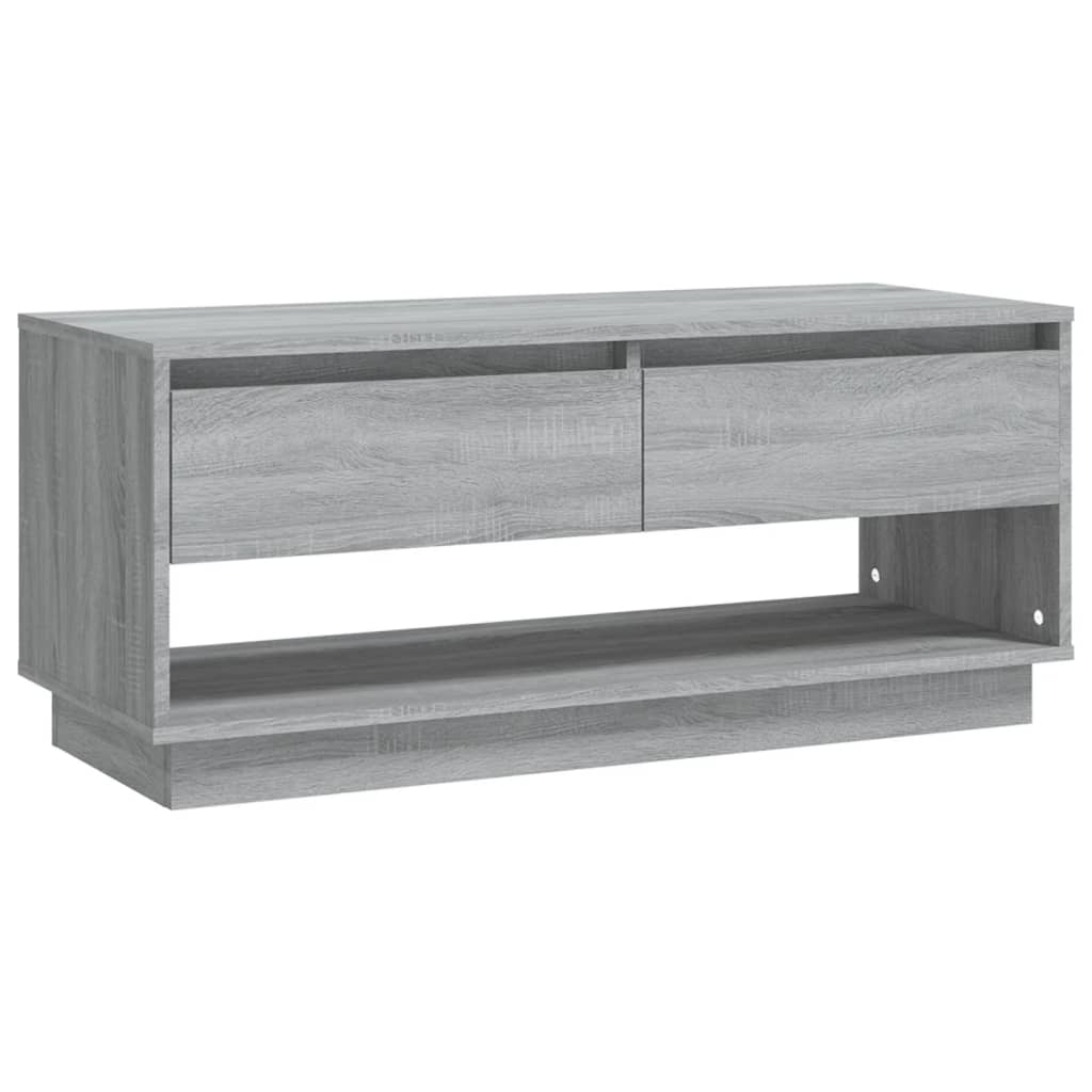 Meuble TV Sonoma gris 102x41x44 cm Bois d'ingénierie - XIOS