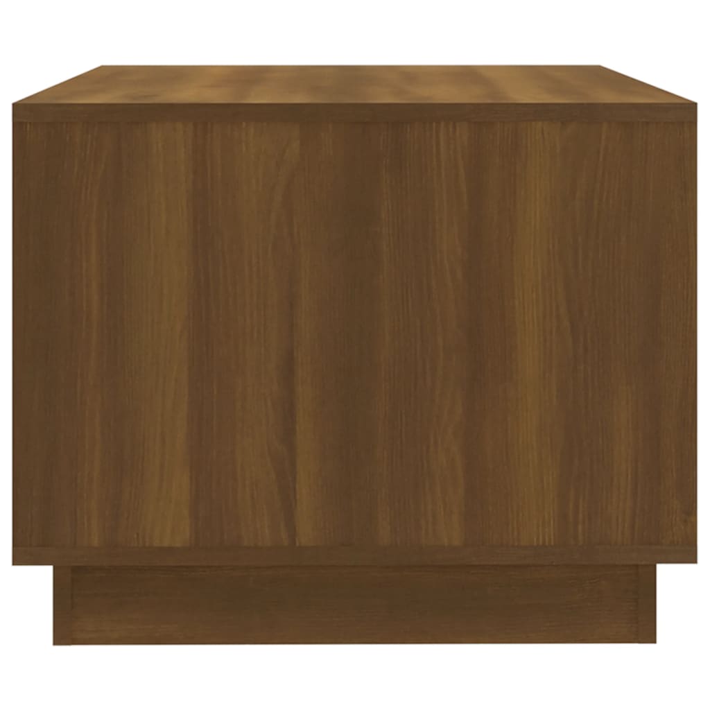 Table basse Chêne marron 102,5x55x44 cm Bois d'ingénierie - XIOS