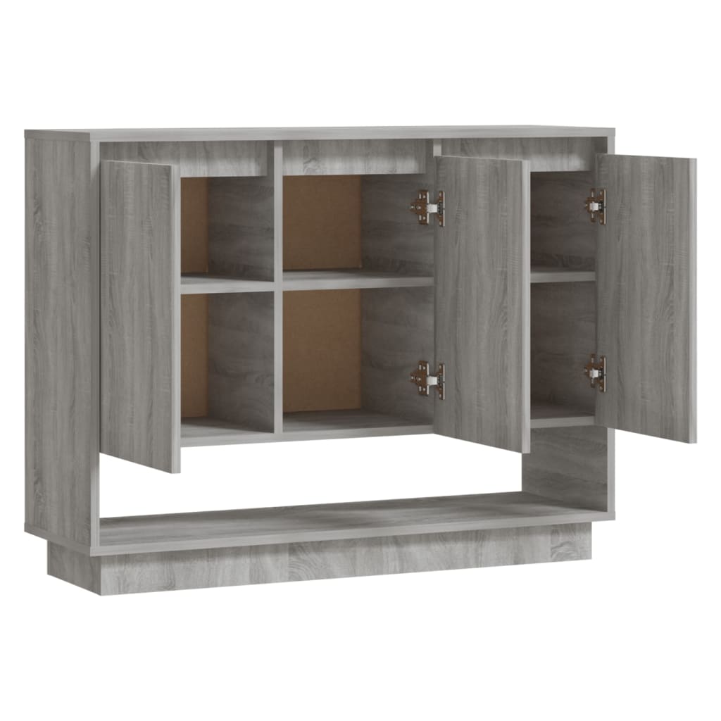 Buffet Sonoma gris 97x31x75 cm Bois d'ingénierie - XIOS