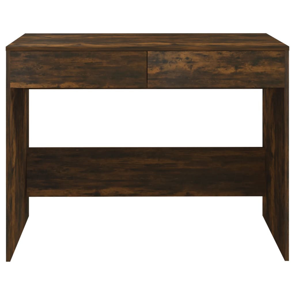 Bureau Chêne fumé 101x50x76,5 cm Aggloméré Bureaux vidaXL