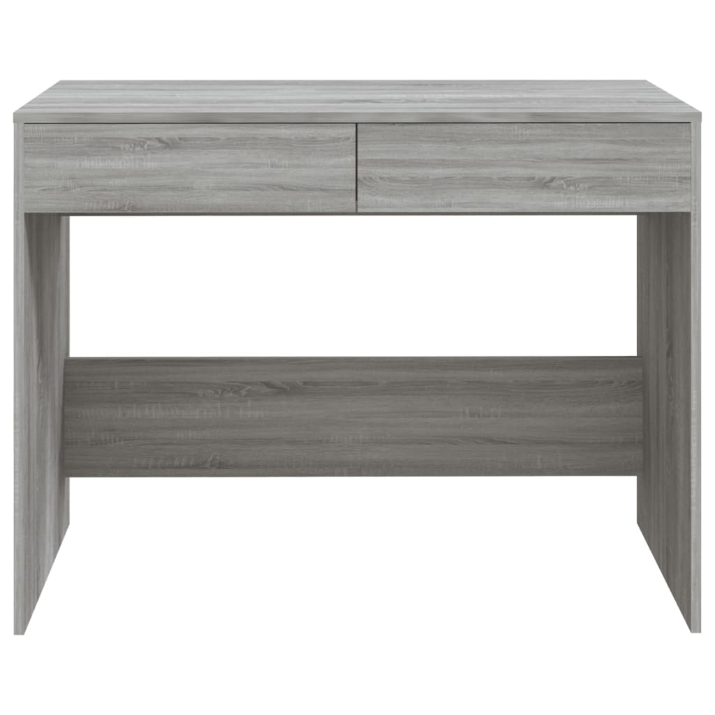 Bureau sonoma gris 101x50x76,5 cm bois d'ingénierie Bureaux vidaXL