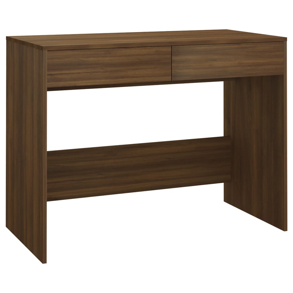 Bureau Chêne marron 101x50x76,5 cm Bois d'ingénierie Bureaux vidaXL