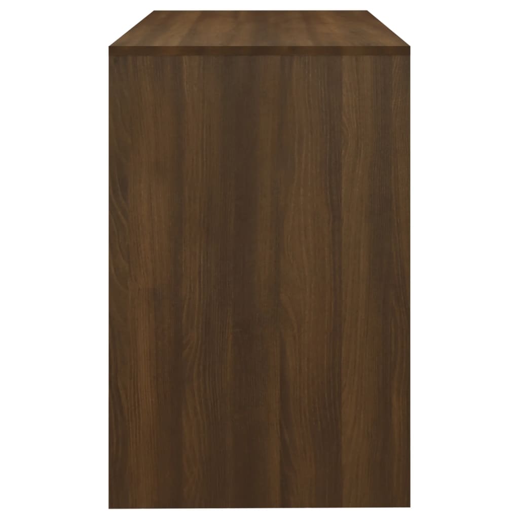 Bureau Chêne marron 101x50x76,5 cm Bois d'ingénierie Bureaux vidaXL