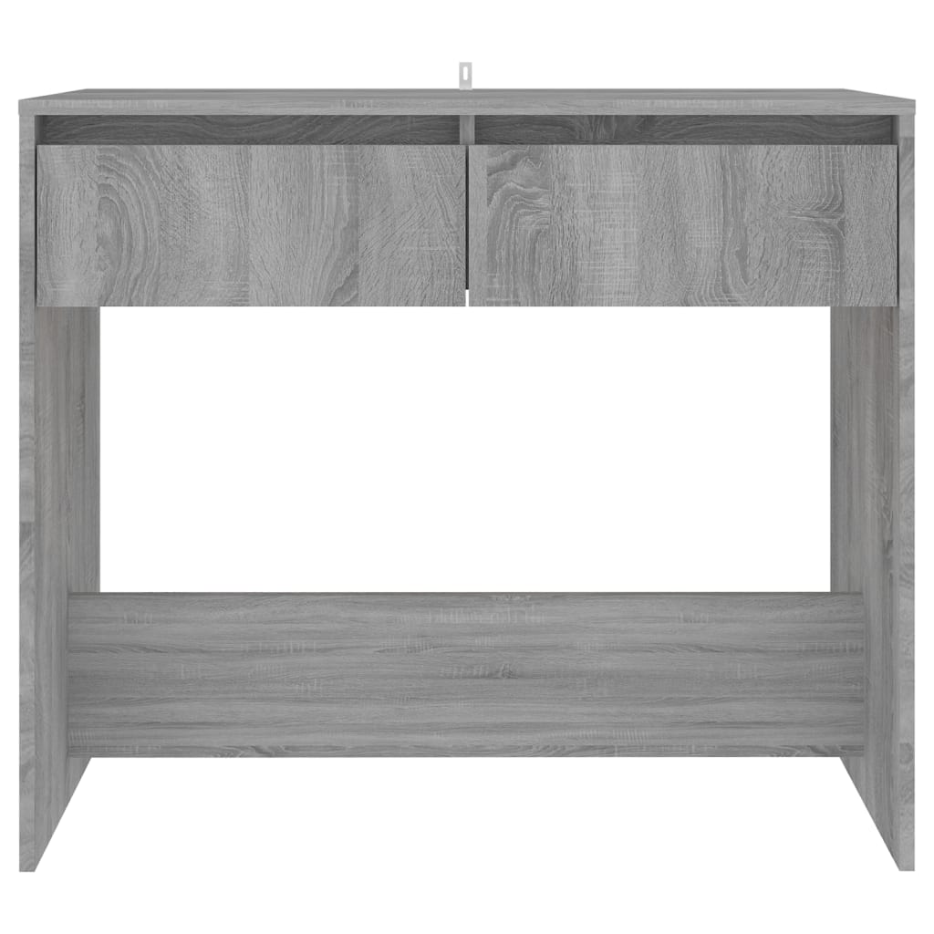Table console sonoma gris 89x41x76,5 cm bois d'ingénierie - XIOS