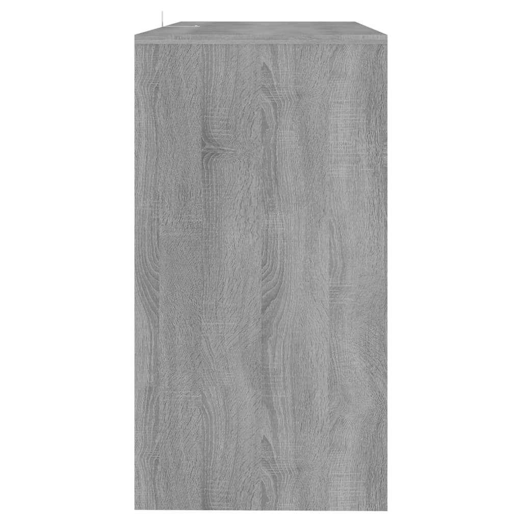 Table console sonoma gris 89x41x76,5 cm bois d'ingénierie - XIOS