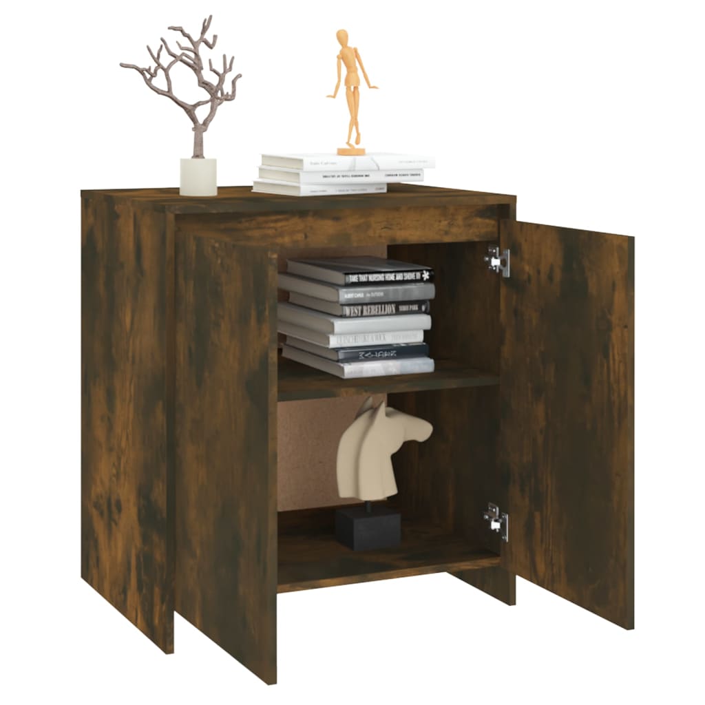 Buffet Chêne fumé 70x41x75 cm Bois d'ingénierie - XIOS