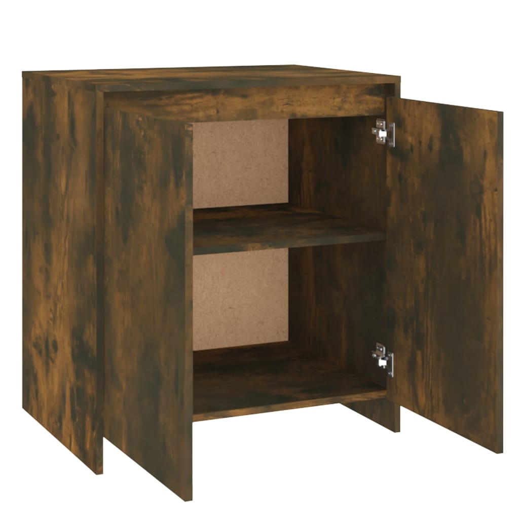 Buffet Chêne fumé 70x41x75 cm Bois d'ingénierie - XIOS