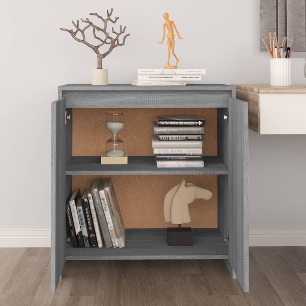 Buffet Sonoma gris 70x41x75 cm Bois d'ingénierie - XIOS