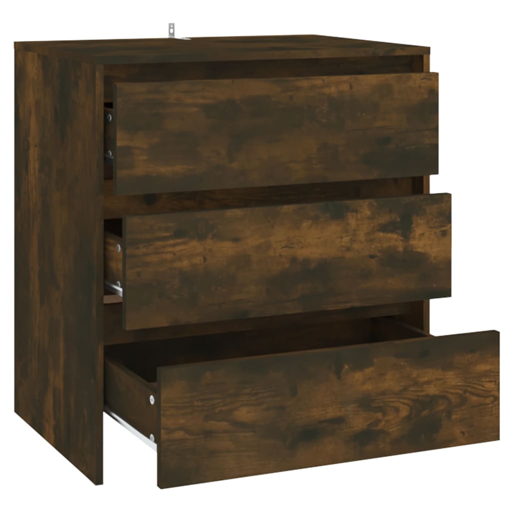 Buffet Chêne fumé 70x41x75 cm Bois d'ingénierie - XIOS