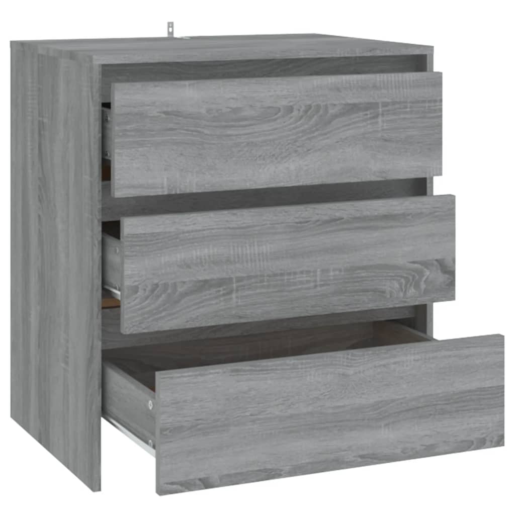 Buffet Sonoma gris 70x41x75 cm Bois d'ingénierie - XIOS