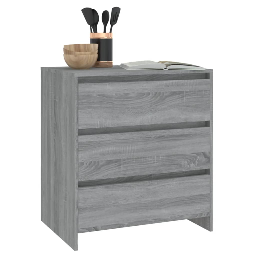 Buffet Sonoma gris 70x41x75 cm Bois d'ingénierie - XIOS