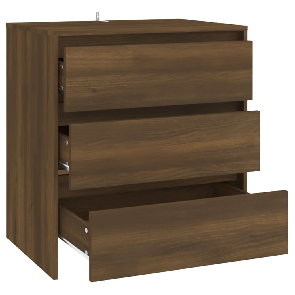 Buffet Chêne marron 70x41x75 cm Bois d'ingénierie - XIOS