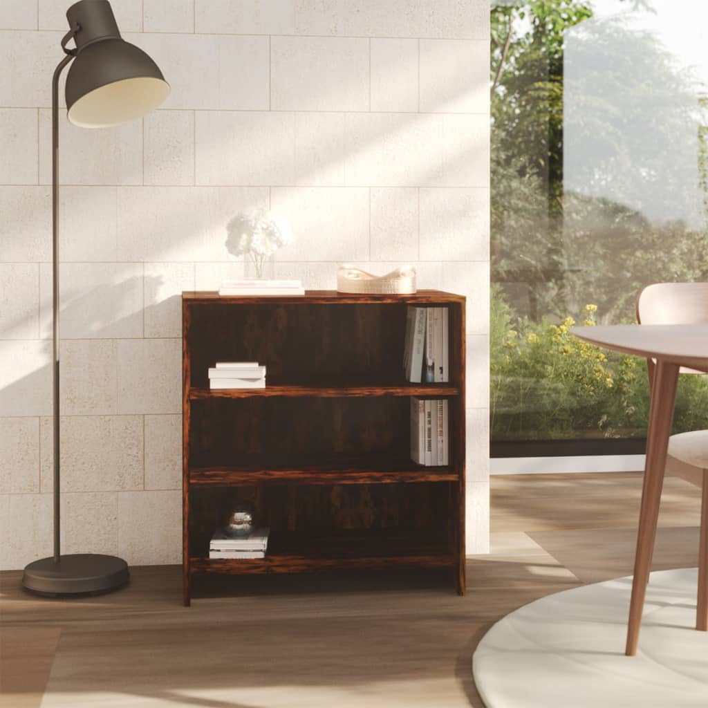 Buffet Chêne fumé 70x40,5x75 cm Bois d'ingénierie Buffets & bahuts vidaXL