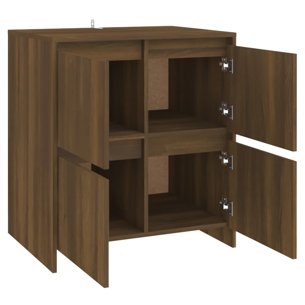Buffet Chêne marron 70x41x75 cm Bois d'ingénierie - XIOS