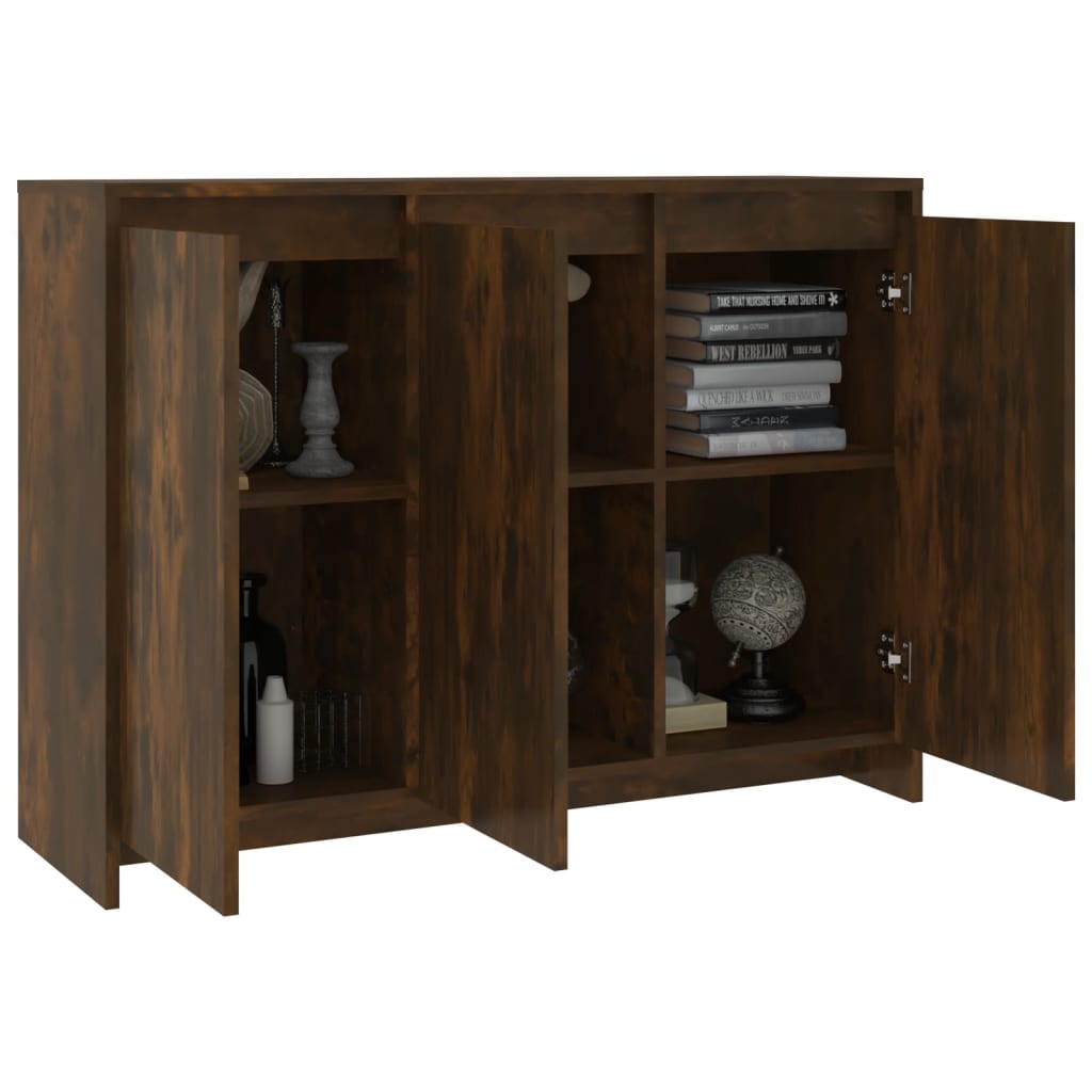 Buffet Chêne fumé 102x33x75 cm Bois d'ingénierie - XIOS