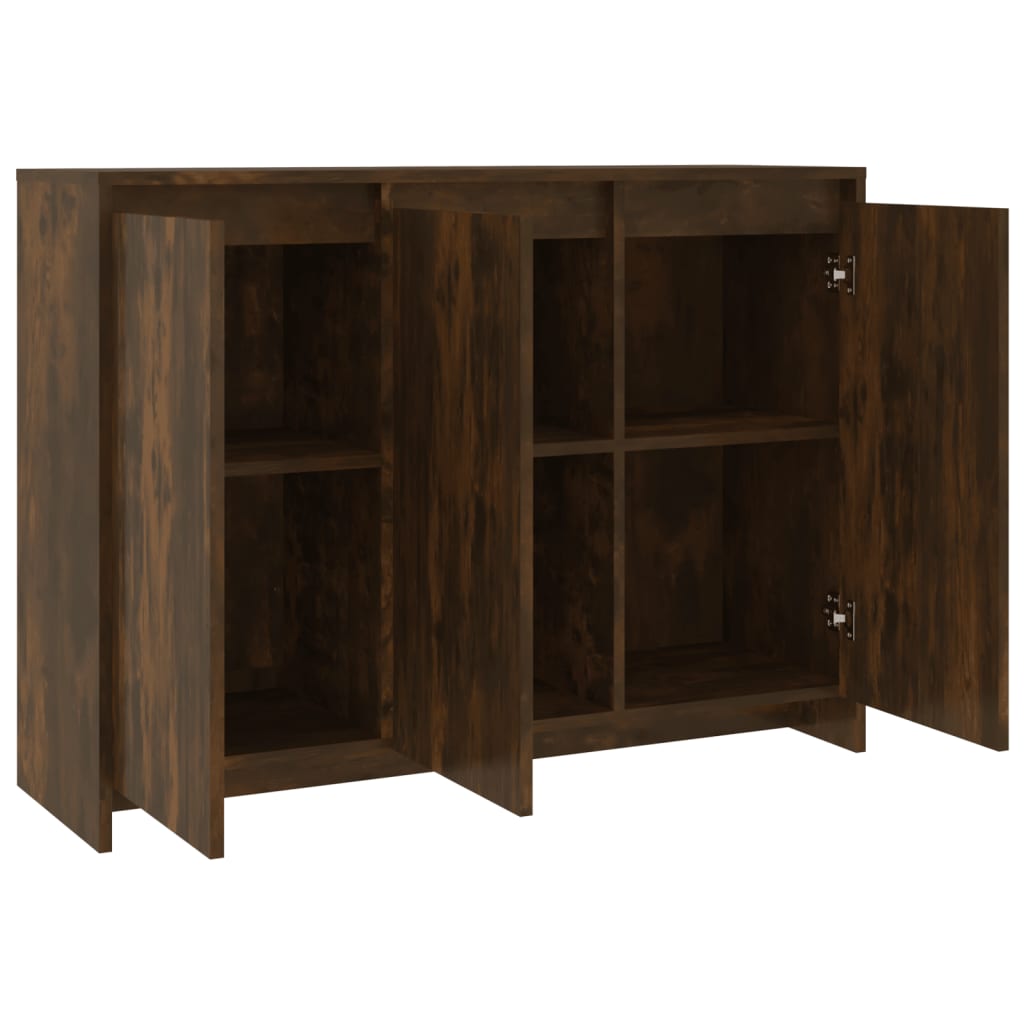 Buffet Chêne fumé 102x33x75 cm Bois d'ingénierie - XIOS