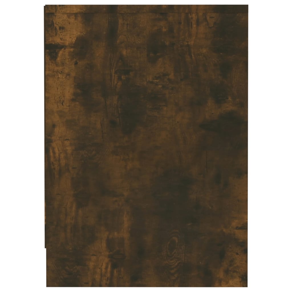 Meuble TV Chêne fumé 102x37,5x52,5 cm Bois d'ingénierie - XIOS