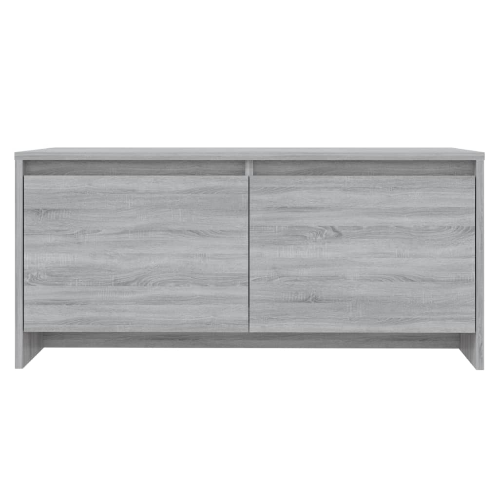 Table basse sonoma gris 90x50x41,5 cm bois d'ingénierie - XIOS