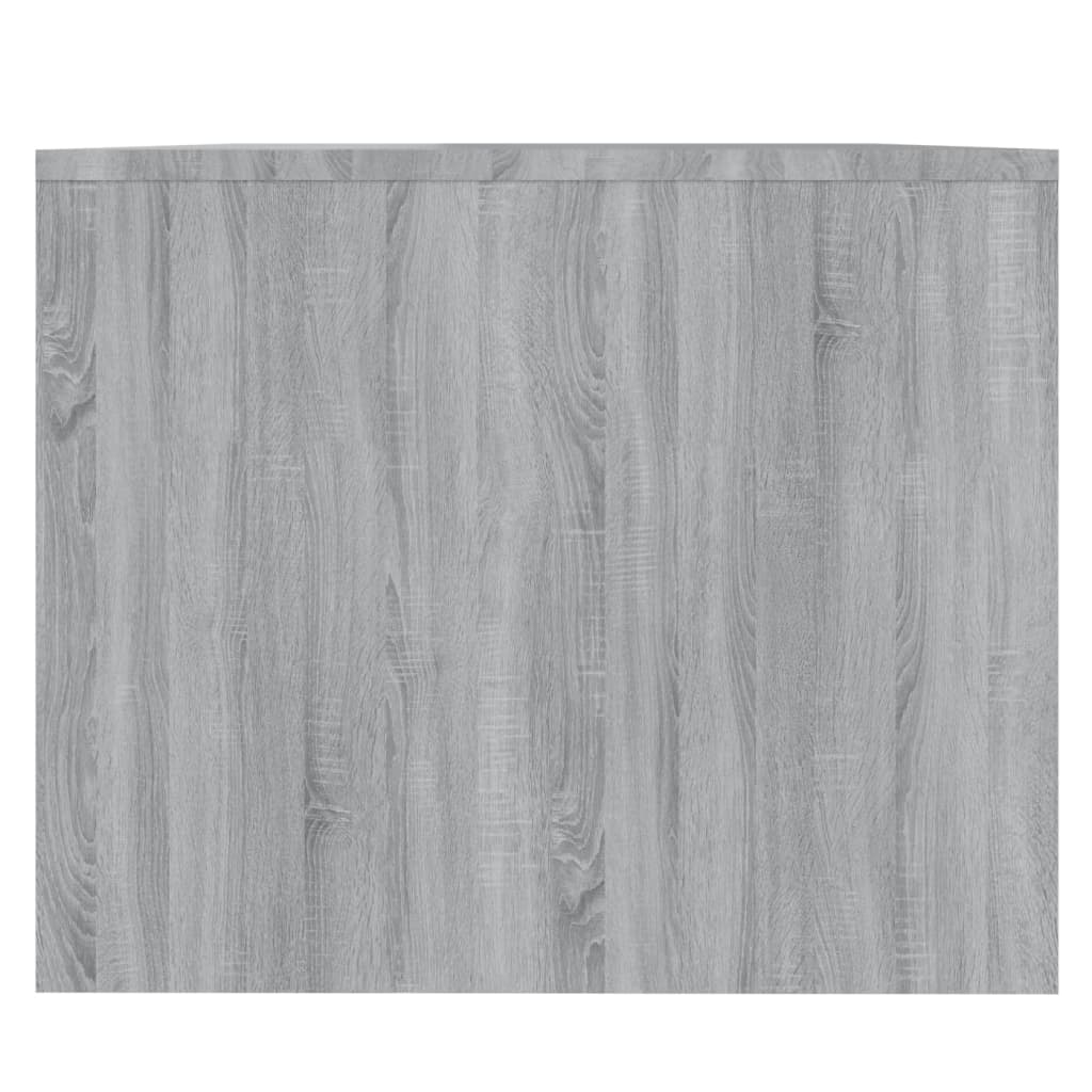 Table basse sonoma gris 90x50x41,5 cm bois d'ingénierie - XIOS