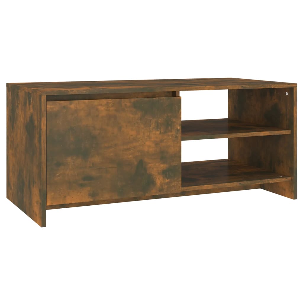 Table basse Chêne fumé 102x50x45 cm Bois d'ingénierie - XIOS