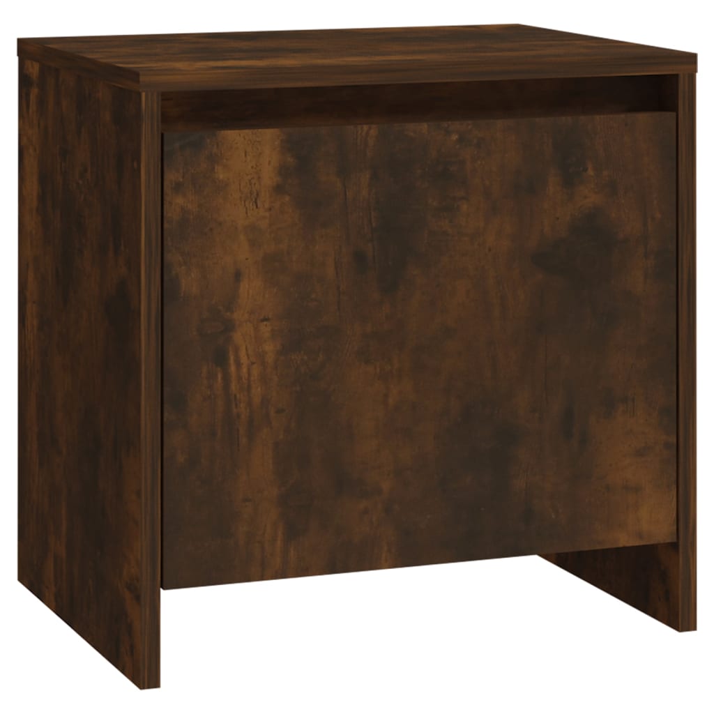 Tables de chevet 2 pcs chêne fumé 45x34x44,5 cm bois ingénierie - XIOS