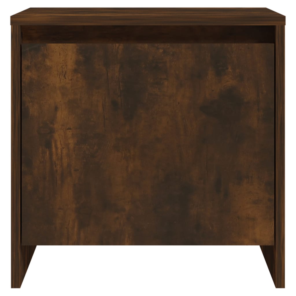 Tables de chevet 2 pcs chêne fumé 45x34x44,5 cm bois ingénierie - XIOS