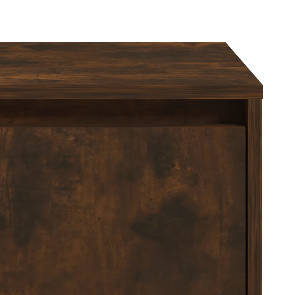 Tables de chevet 2 pcs chêne fumé 45x34x44,5 cm bois ingénierie - XIOS