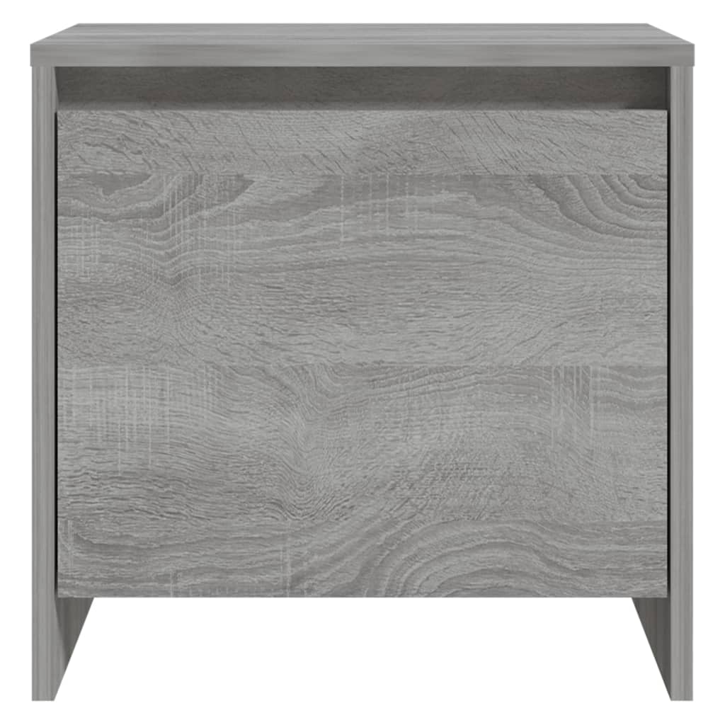 Table de chevet Sonoma gris 45x34x44,5 cm bois d'ingénierie - XIOS