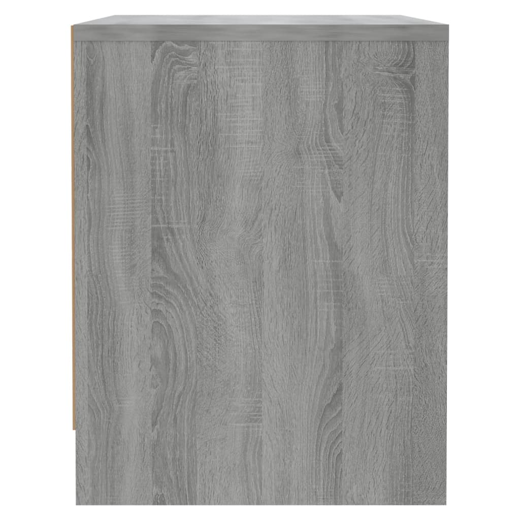 Table de chevet Sonoma gris 45x34x44,5 cm bois d'ingénierie - XIOS