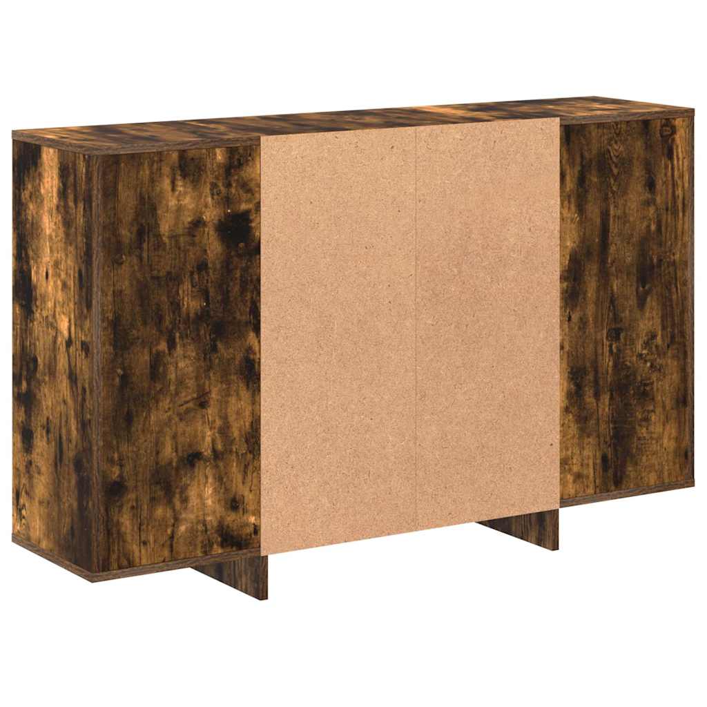 Buffet chêne fumé 120x30x75 cm bois d'ingénierie - XIOS