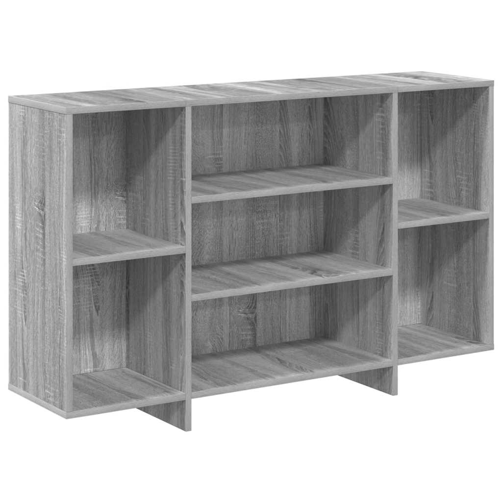 Buffet sonoma gris 120x30x75 cm bois d'ingénierie
