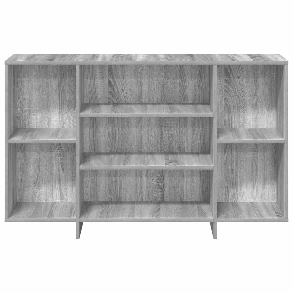 Buffet sonoma gris 120x30x75 cm bois d'ingénierie XIOS