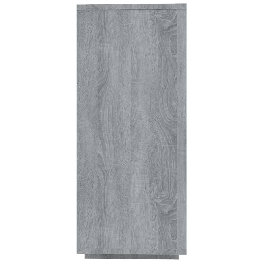 Buffet sonoma gris 120x30x75 cm bois d'ingénierie XIOS
