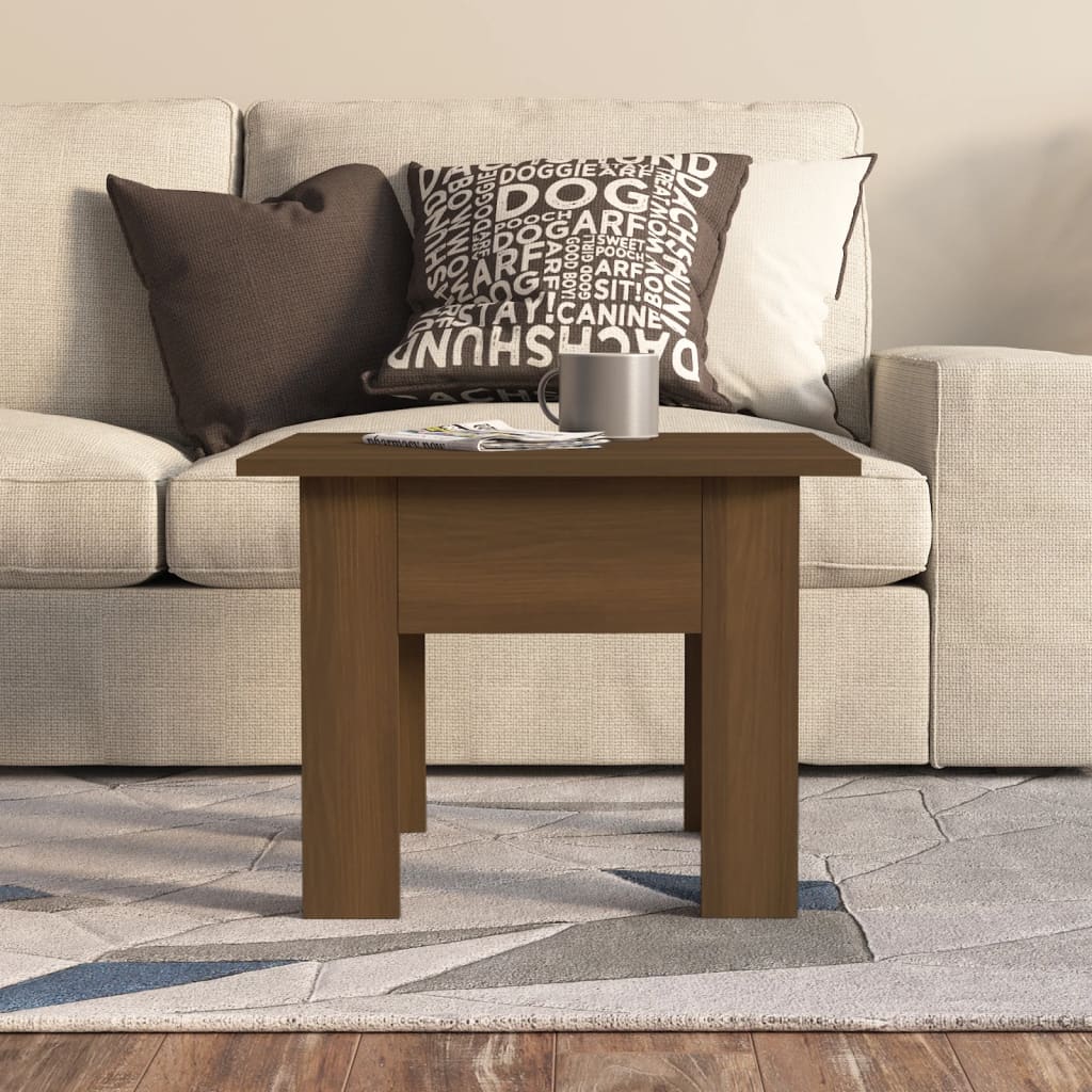 Table basse chêne marron 55x55x42 cm bois d'ingénierie Tables basses vidaXL