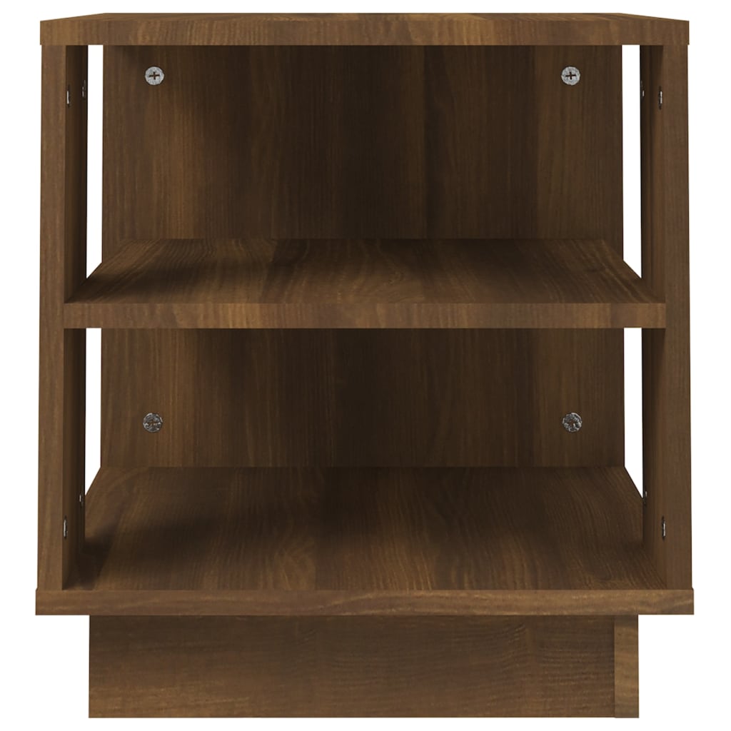 Table basse Chêne marron 40x40x43 cm Bois d'ingénierie - XIOS