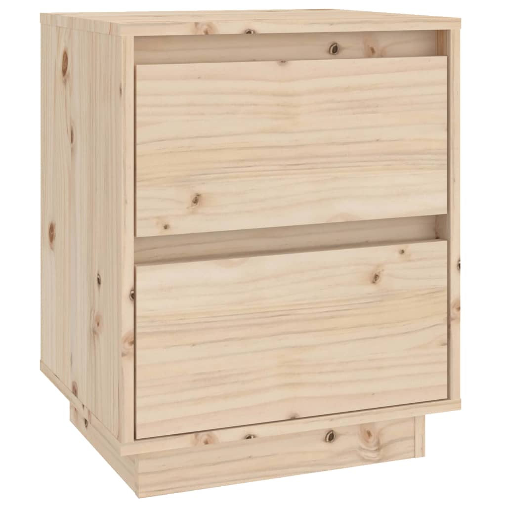 Tables de chevet 2 pcs 40x35x50 cm Bois de pin solide - XIOS