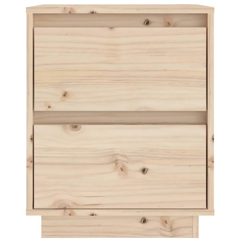 Tables de chevet 2 pcs 40x35x50 cm Bois de pin solide - XIOS