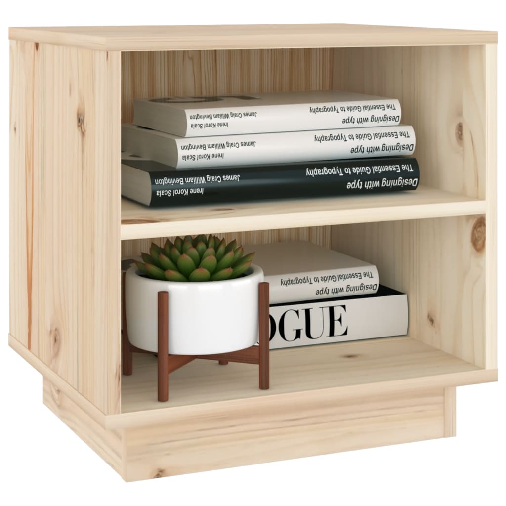Table de chevet 40x34x40 cm Bois de pin solide - XIOS