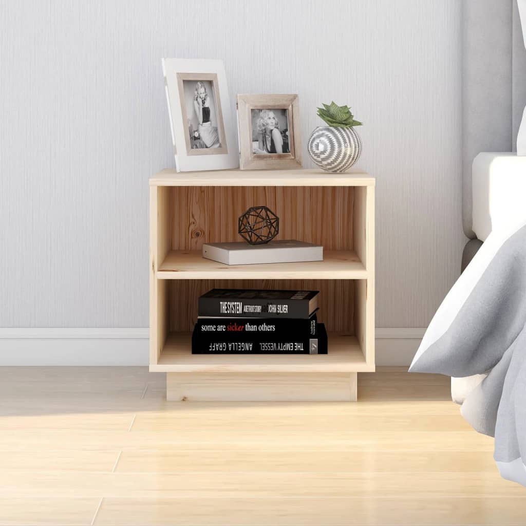 Tables de chevet 2 pcs 40x34x40 cm Bois de pin solide - XIOS