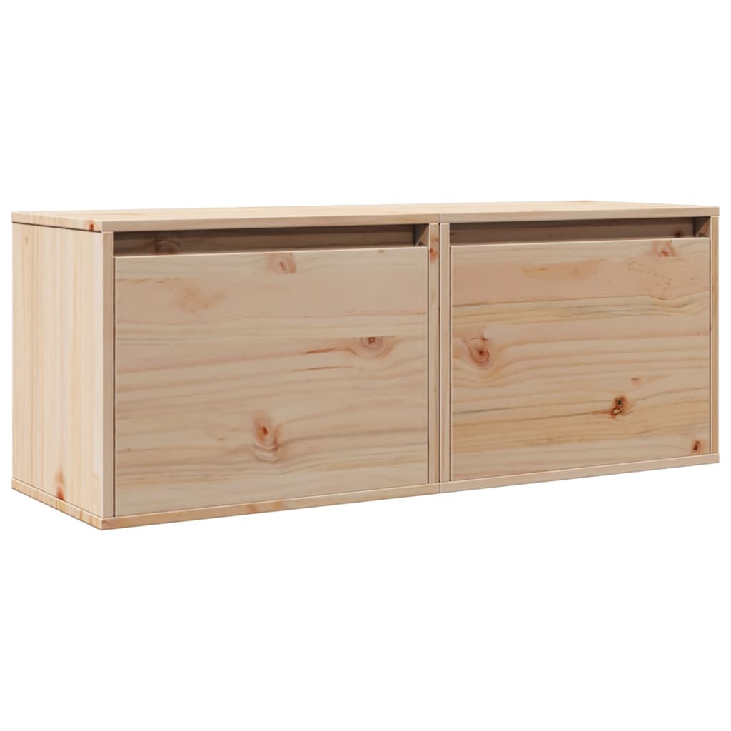 Armoires murales 2 pcs 45x30x35 cm Bois de pin massif - XIOS