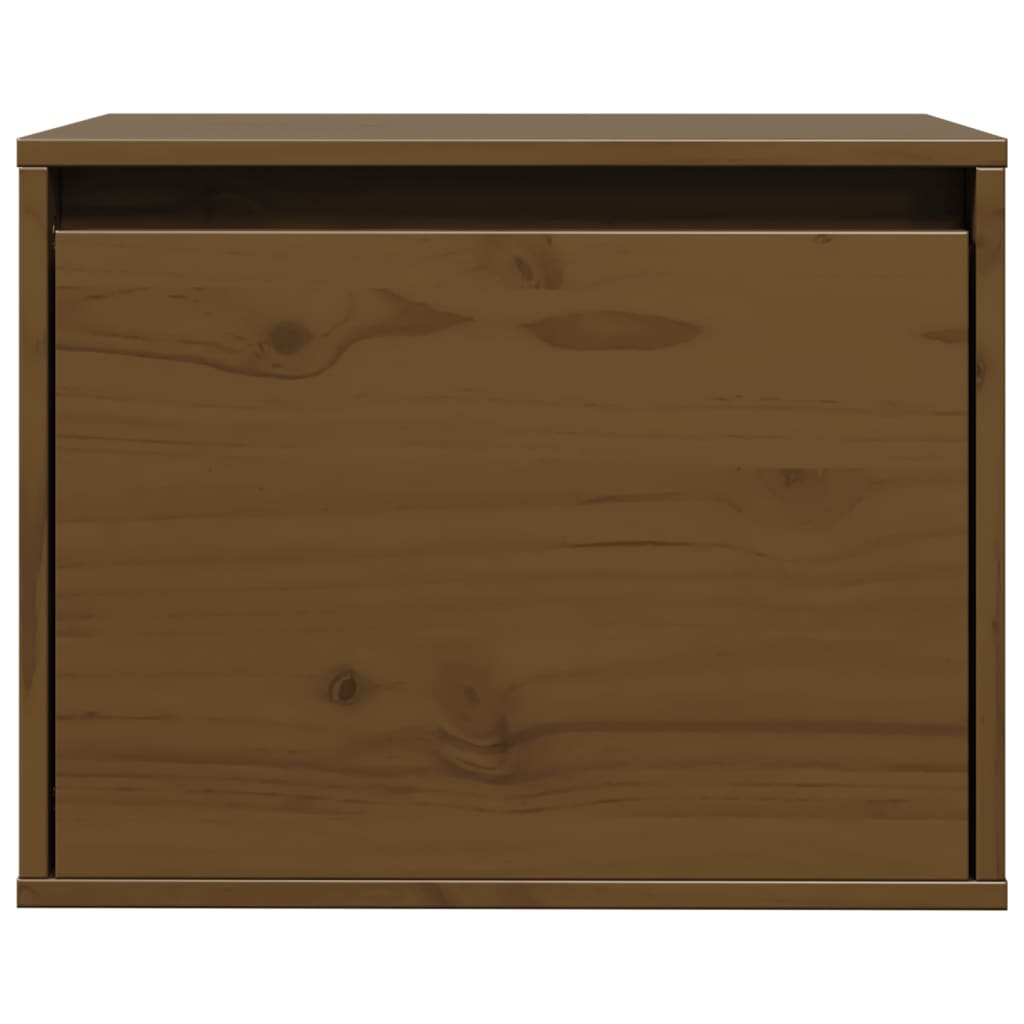 Armoire murale Marron miel 45x30x35 cm Bois de pin massif - XIOS