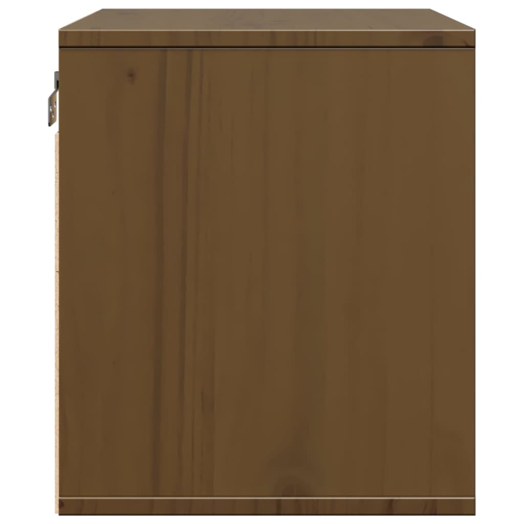 Armoire murale Marron miel 45x30x35 cm Bois de pin massif - XIOS