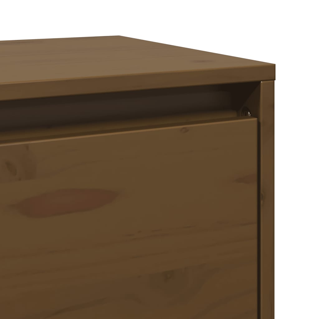 Armoire murale Marron miel 45x30x35 cm Bois de pin massif - XIOS