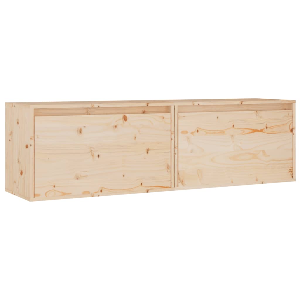 Armoires murales 2 pcs 60x30x35 cm Bois de pin massif - XIOS