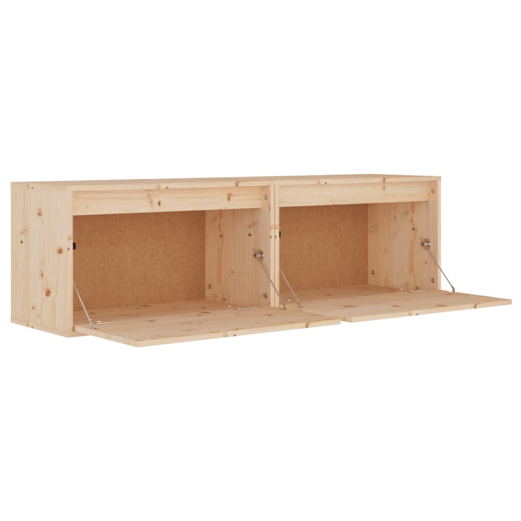 Armoires murales 2 pcs 60x30x35 cm Bois de pin massif - XIOS