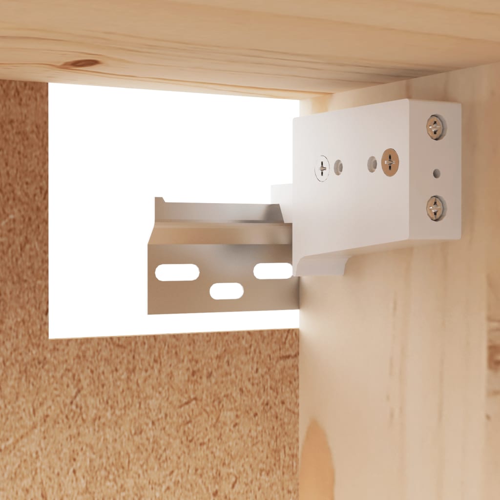 Armoires murales 2 pcs 60x30x35 cm Bois de pin massif - XIOS