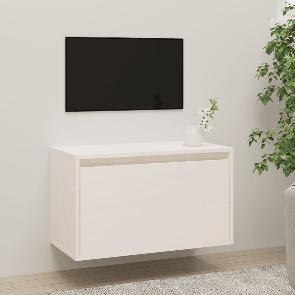Armoire murale Blanc 60x30x35 cm Bois de pin massif - XIOS