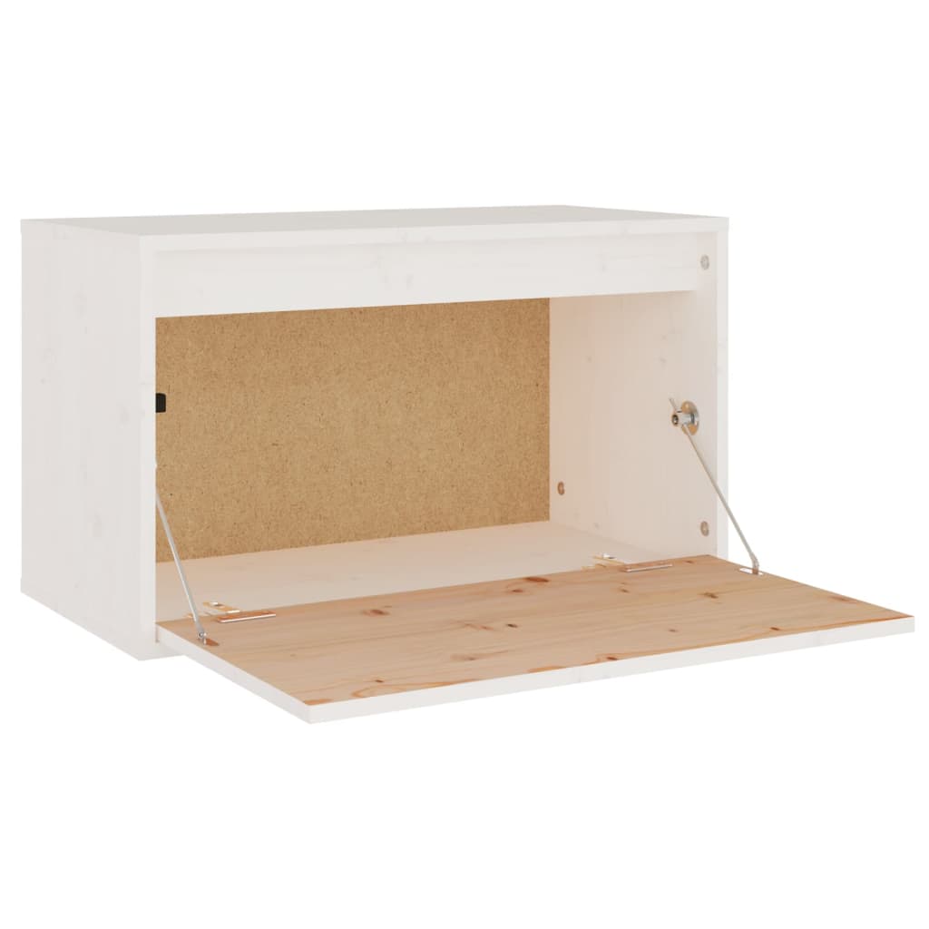 Armoire murale Blanc 60x30x35 cm Bois de pin massif - XIOS
